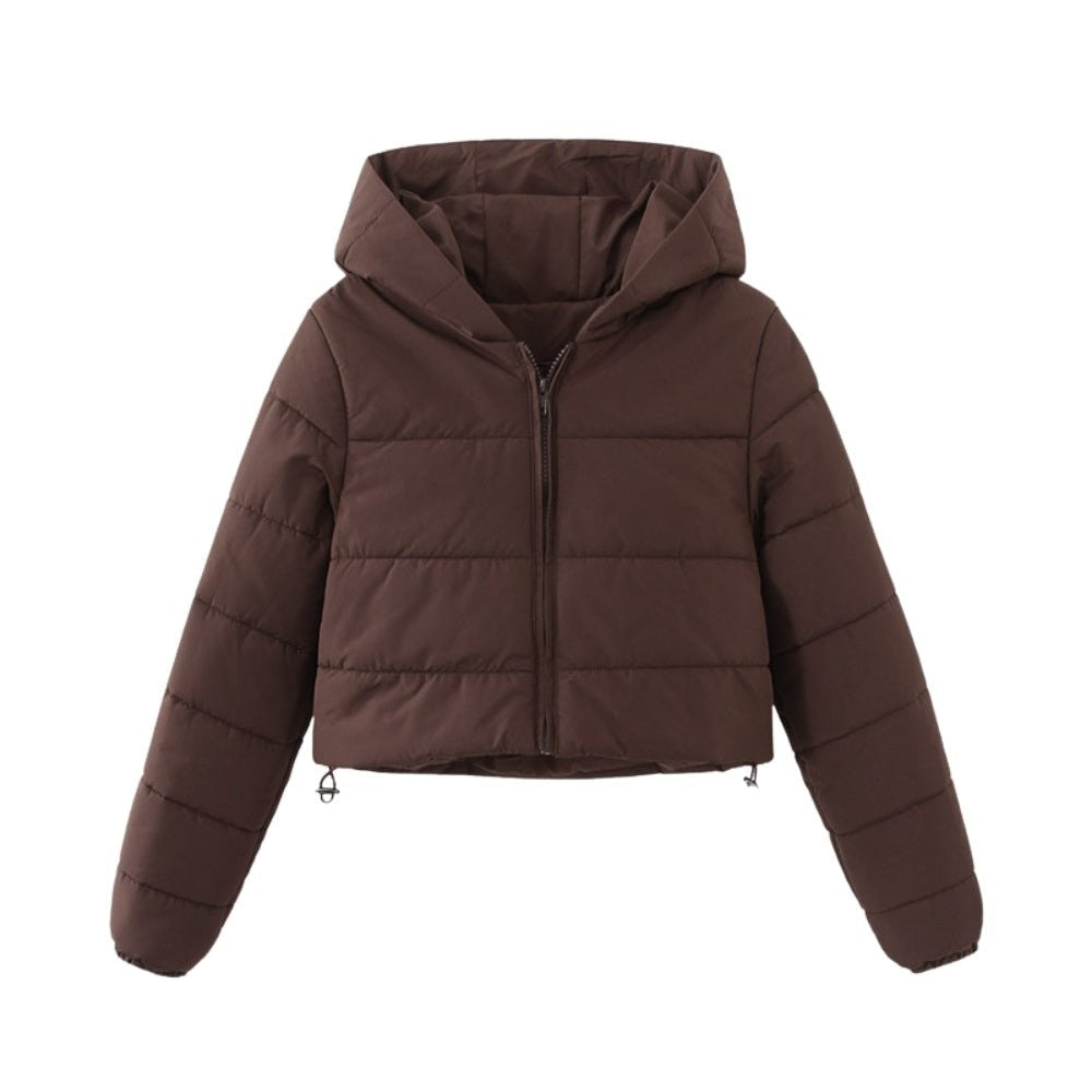 Bettina | Cropped Hooded Puffer Jacket photo