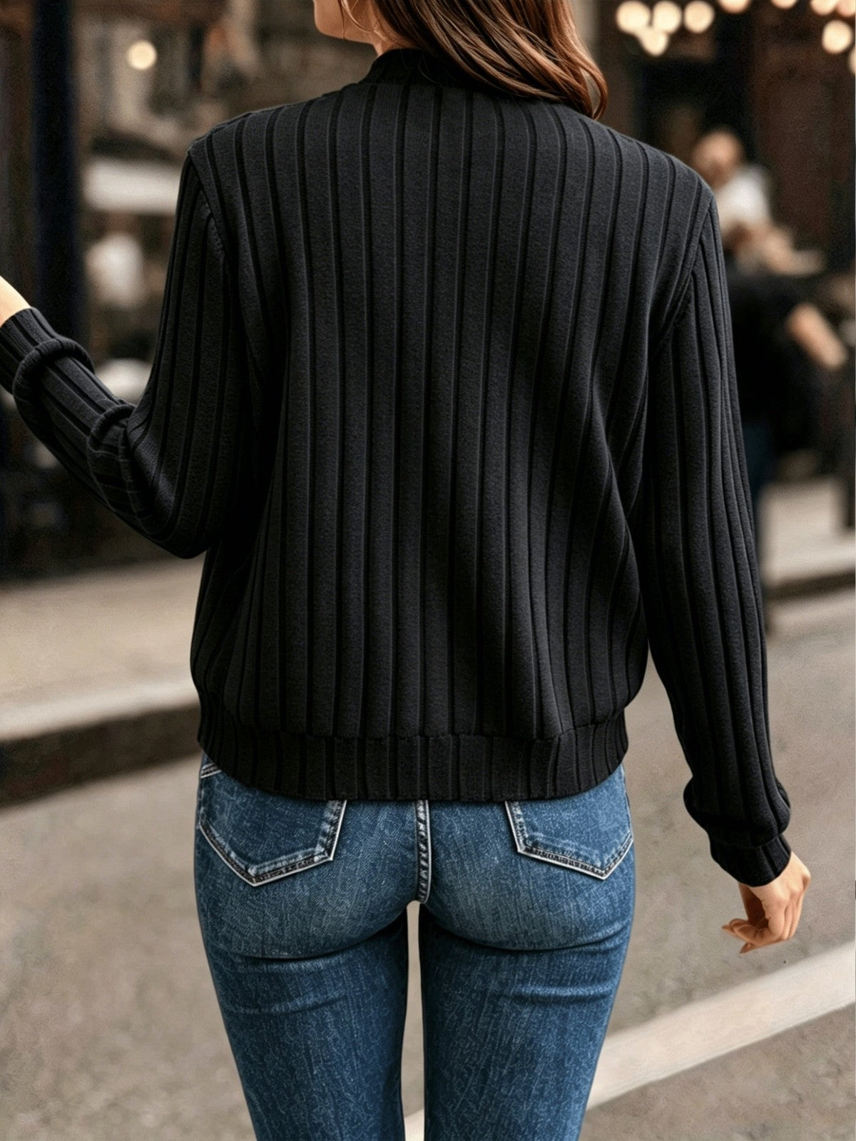 Blair | Women's Ribbed Zip-Front Jacket for Winter