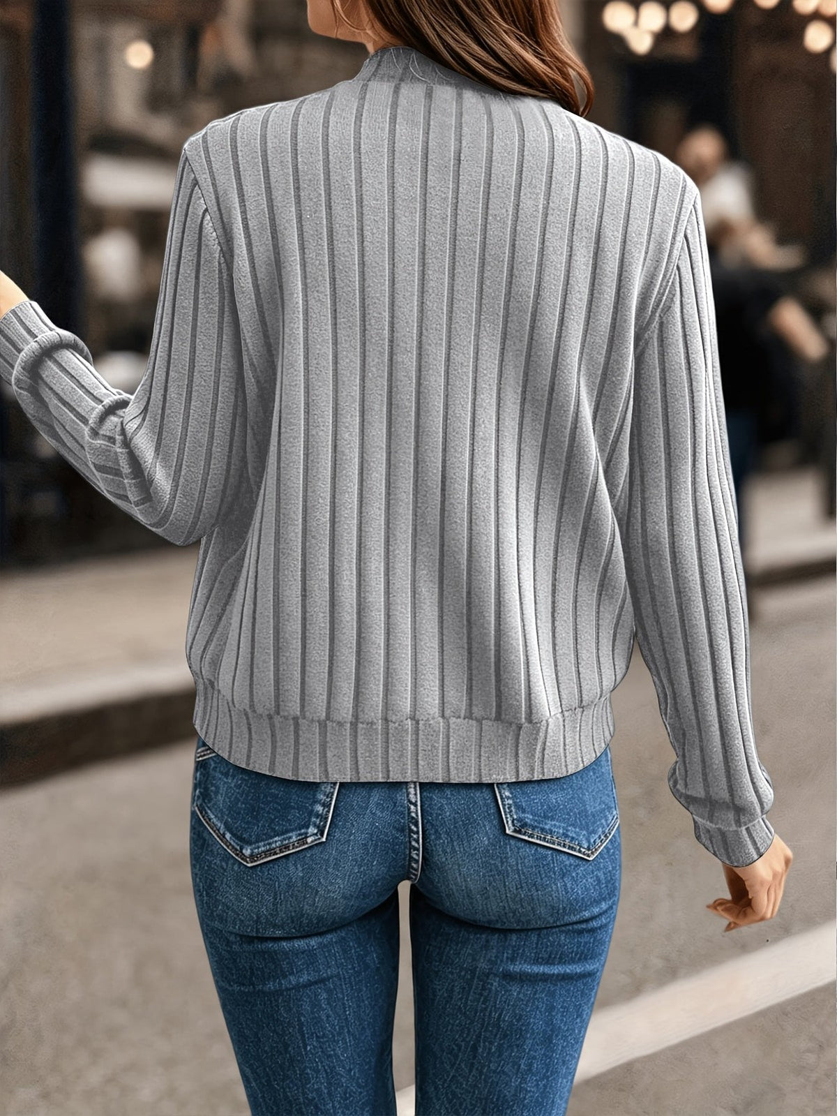 Blair | Women's Ribbed Zip-Front Jacket for Winter