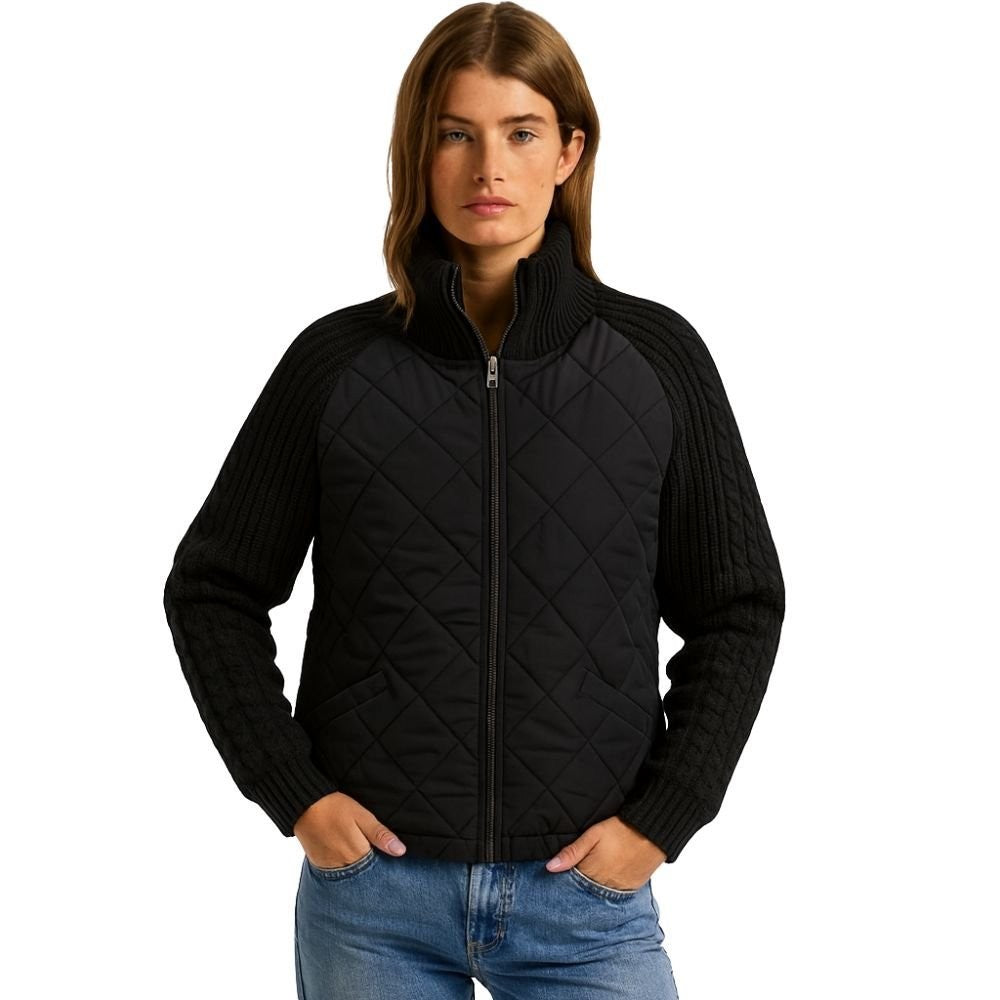 Branwen | Quilted Jacket with Knit Sleeves photo