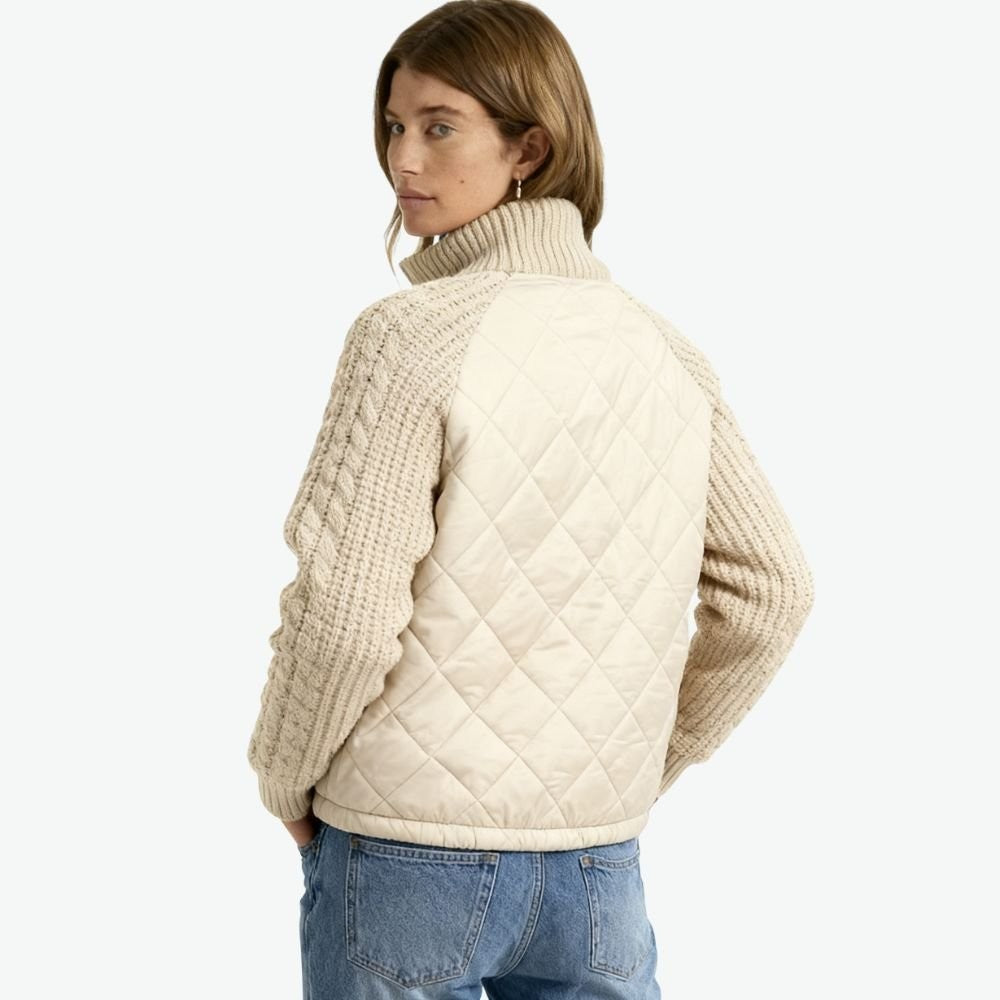 Branwen | Quilted Jacket with Knit Sleeves photo