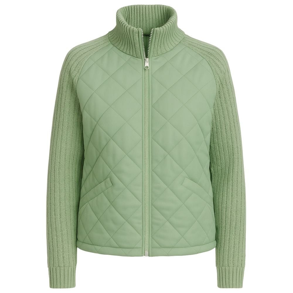 Branwen | Quilted Jacket with Knit Sleeves photo