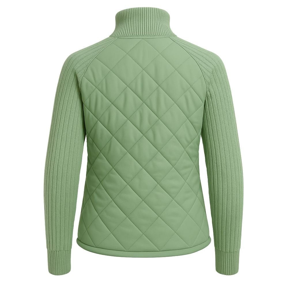 Branwen | Quilted Jacket with Knit Sleeves photo