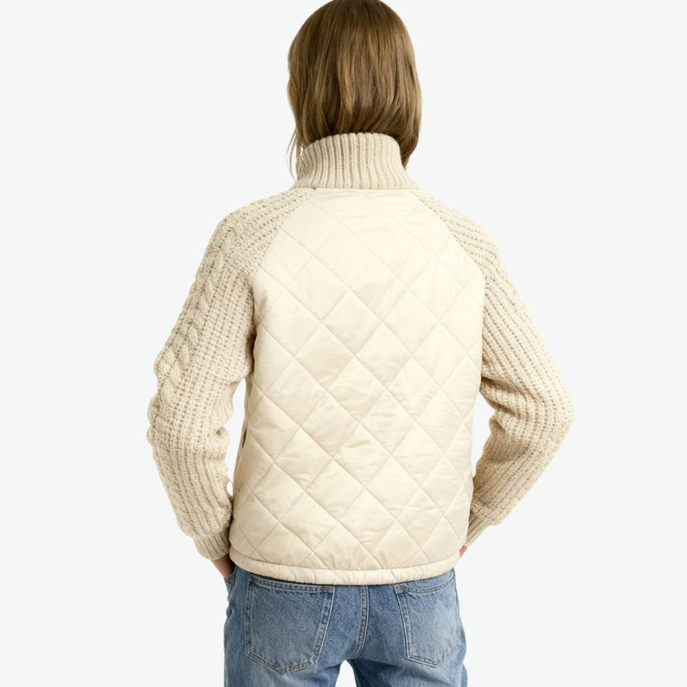 Branwen | Quilted Jacket with Knit Sleeves photo