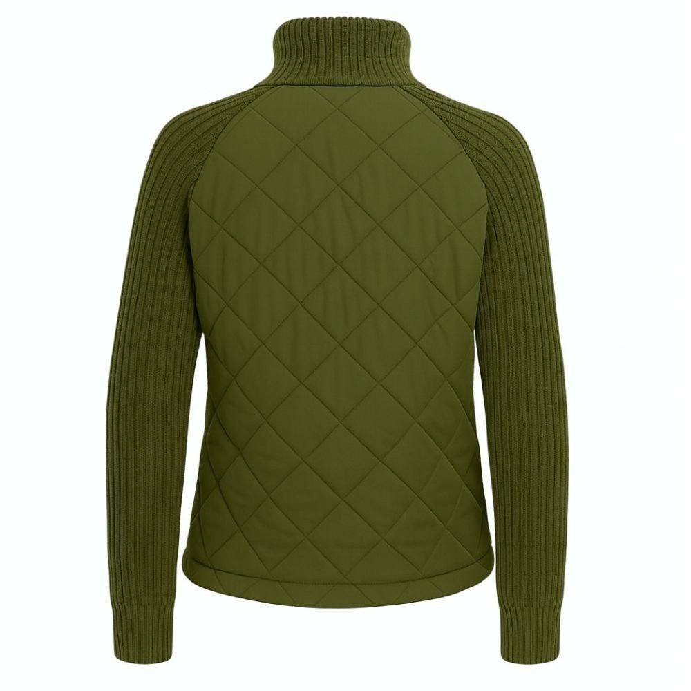 Branwen | Quilted Jacket with Knit Sleeves photo