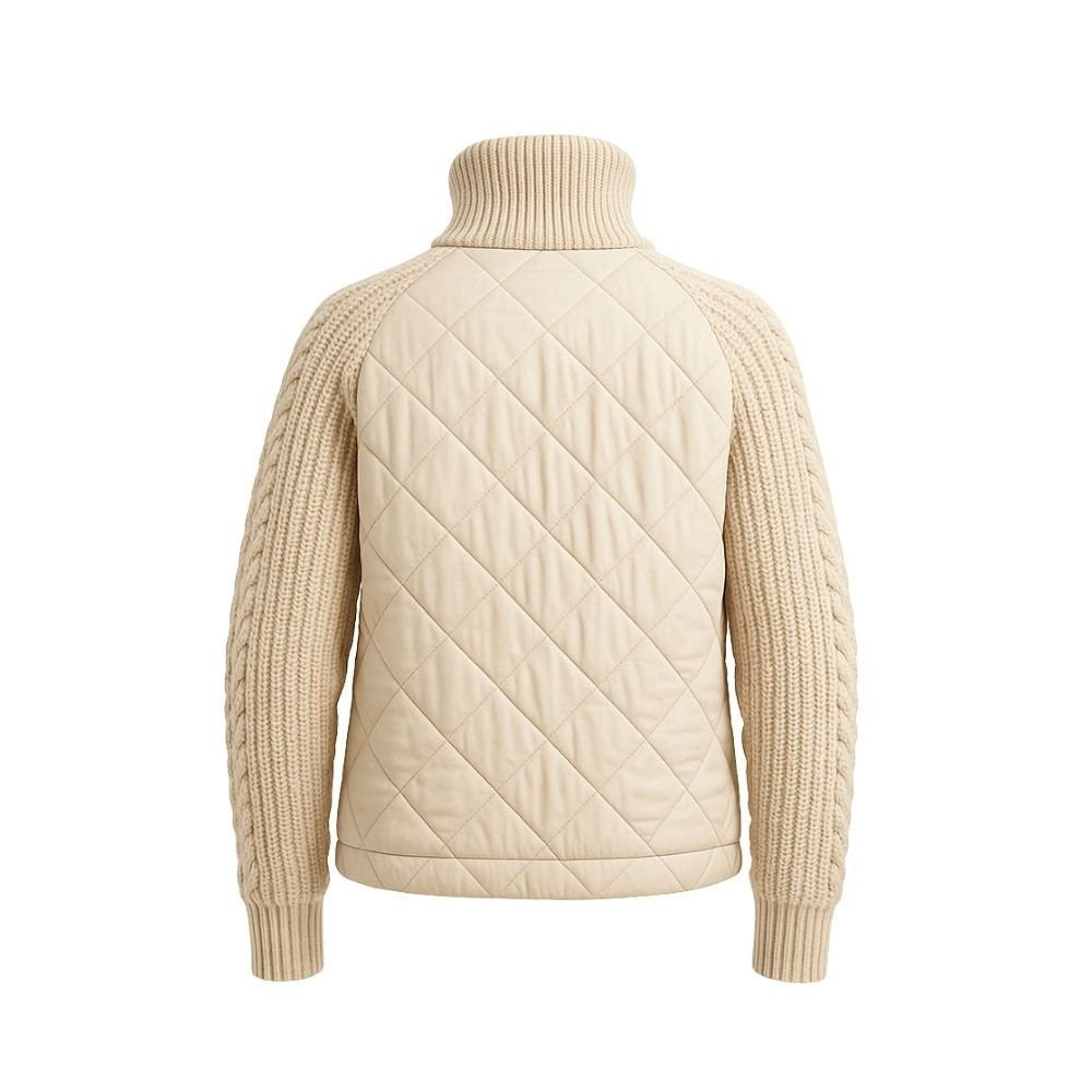 Branwen | Quilted Jacket with Knit Sleeves photo