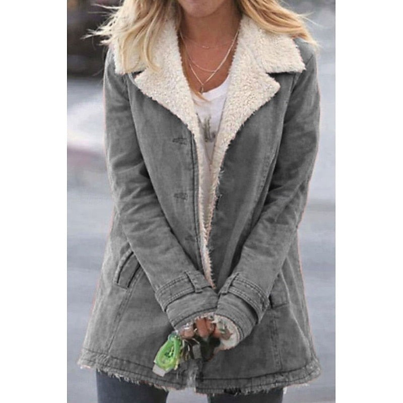 Noa | Women's Cozy Sherpa-Lined Coat for Winter