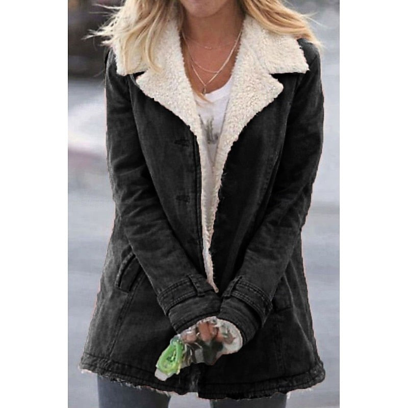 Noa | Women's Cozy Sherpa-Lined Coat for Winter