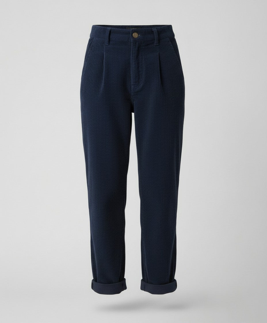 Callan | Stout Elastic Waist Corduroy Pants for Women photo