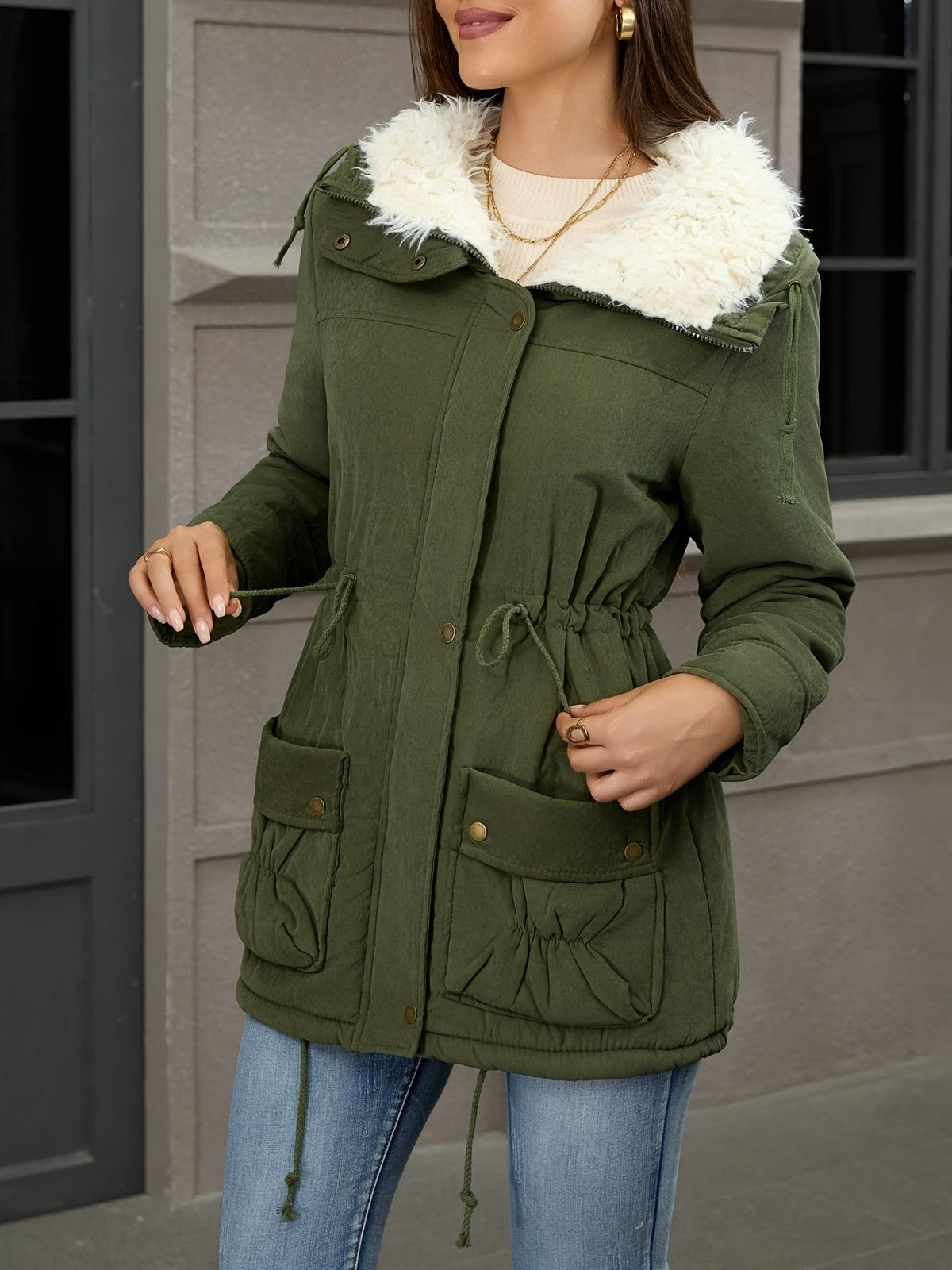 Yvet | Women's Cozy Lined Hooded Winter Parka