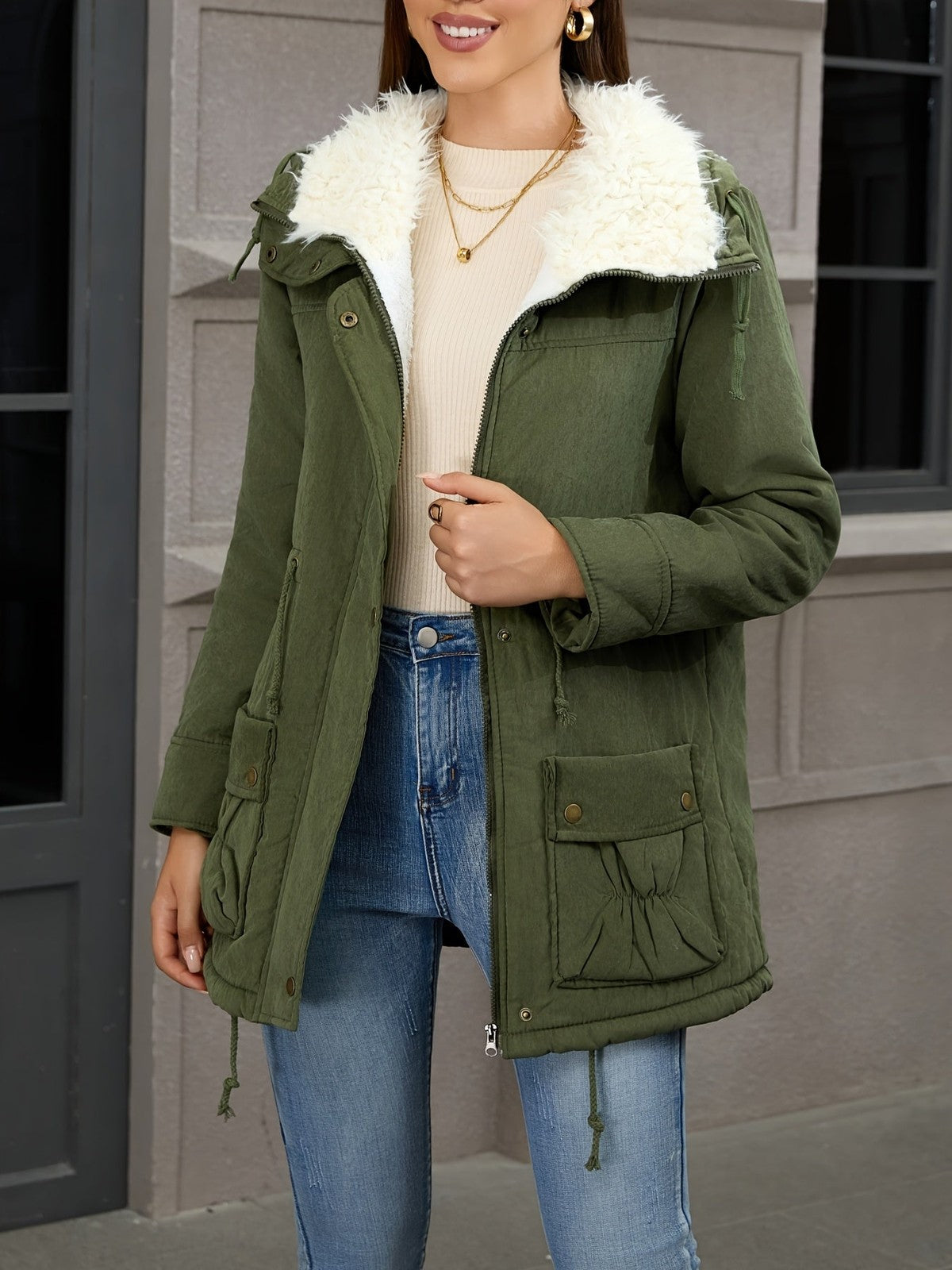 Yvet | Women's Cozy Lined Hooded Winter Parka