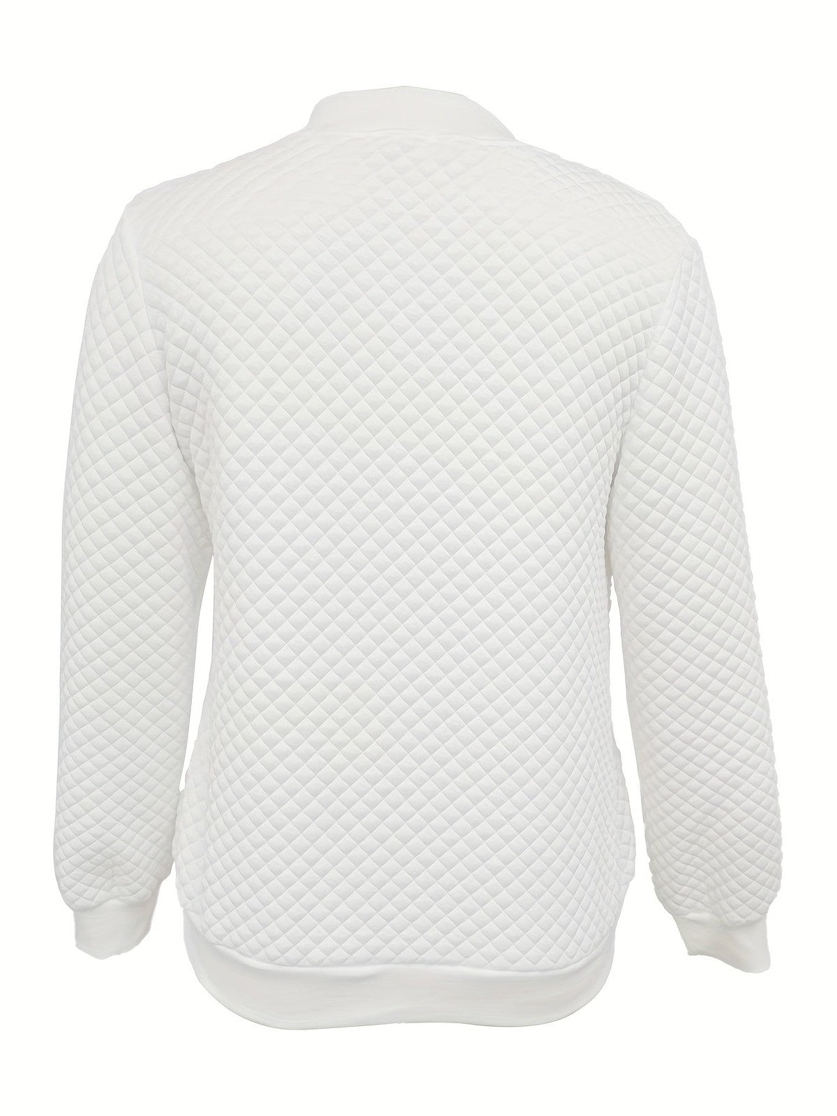Carolyn | Women's Quilted-Texture Baseball Jacket