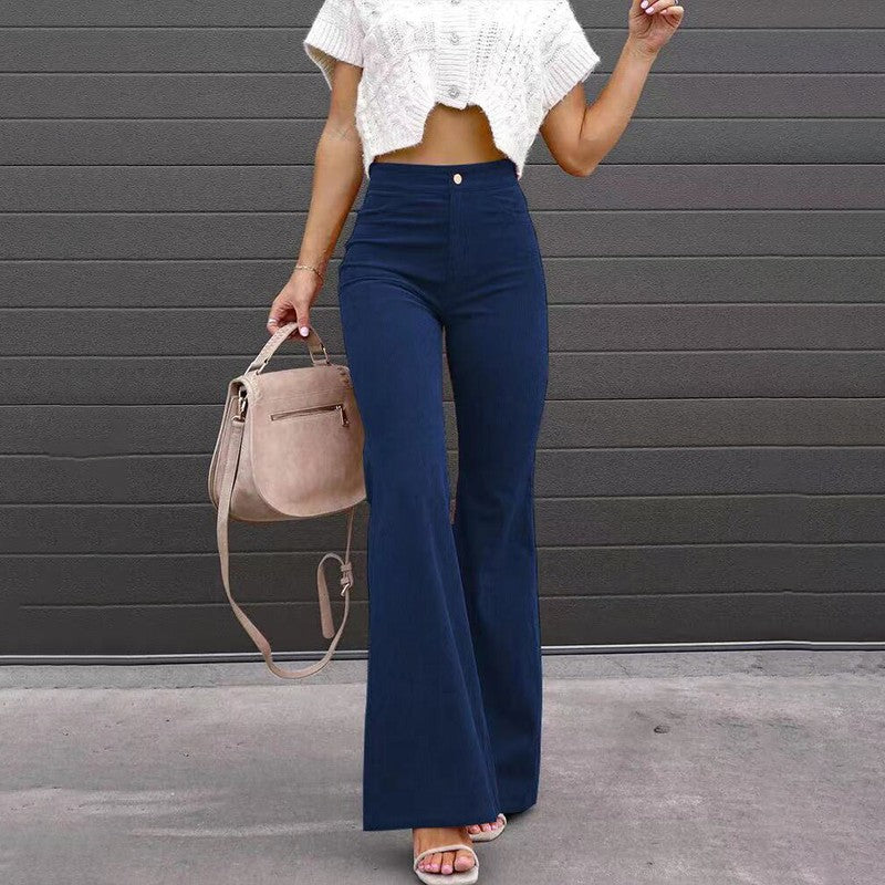 Cassia | Anchored High Waisted Flared Pants for Women photo