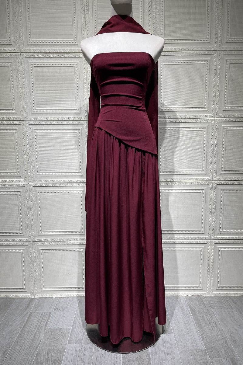 Briar | Knit A-Line Maxi Dress