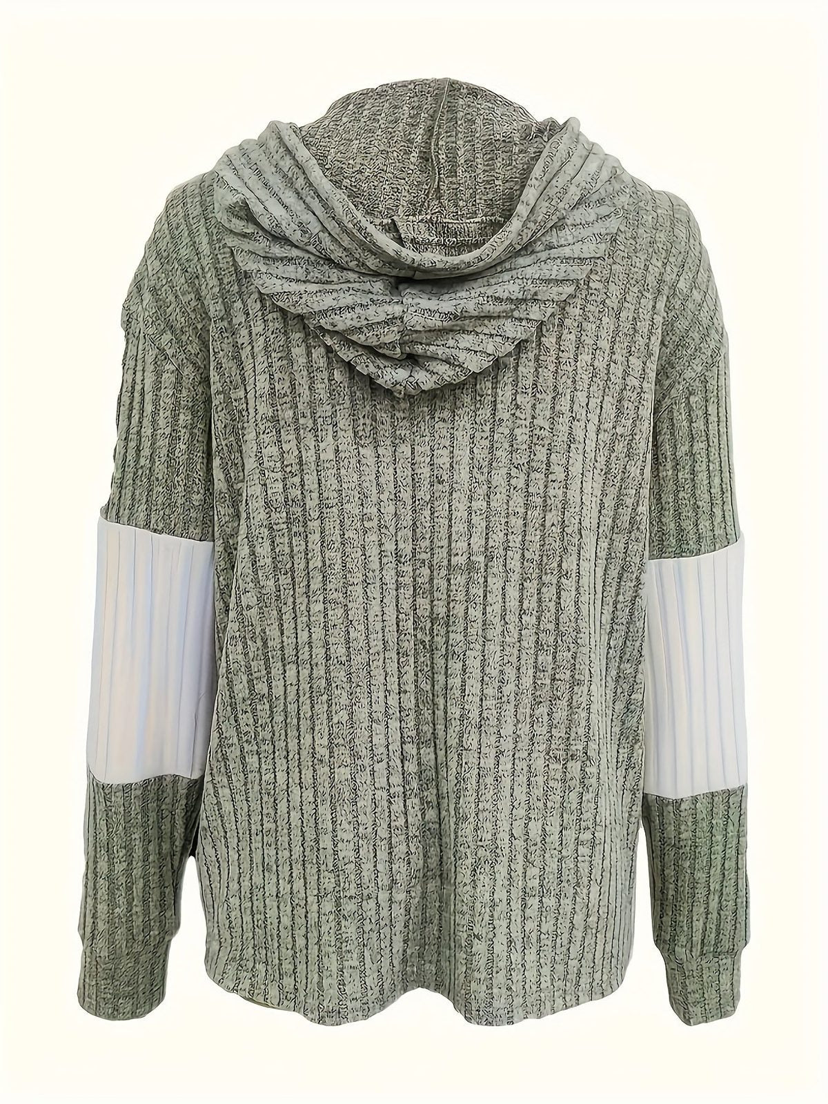 Cecilia | Women's Textured Color-Block Hooded Jacket