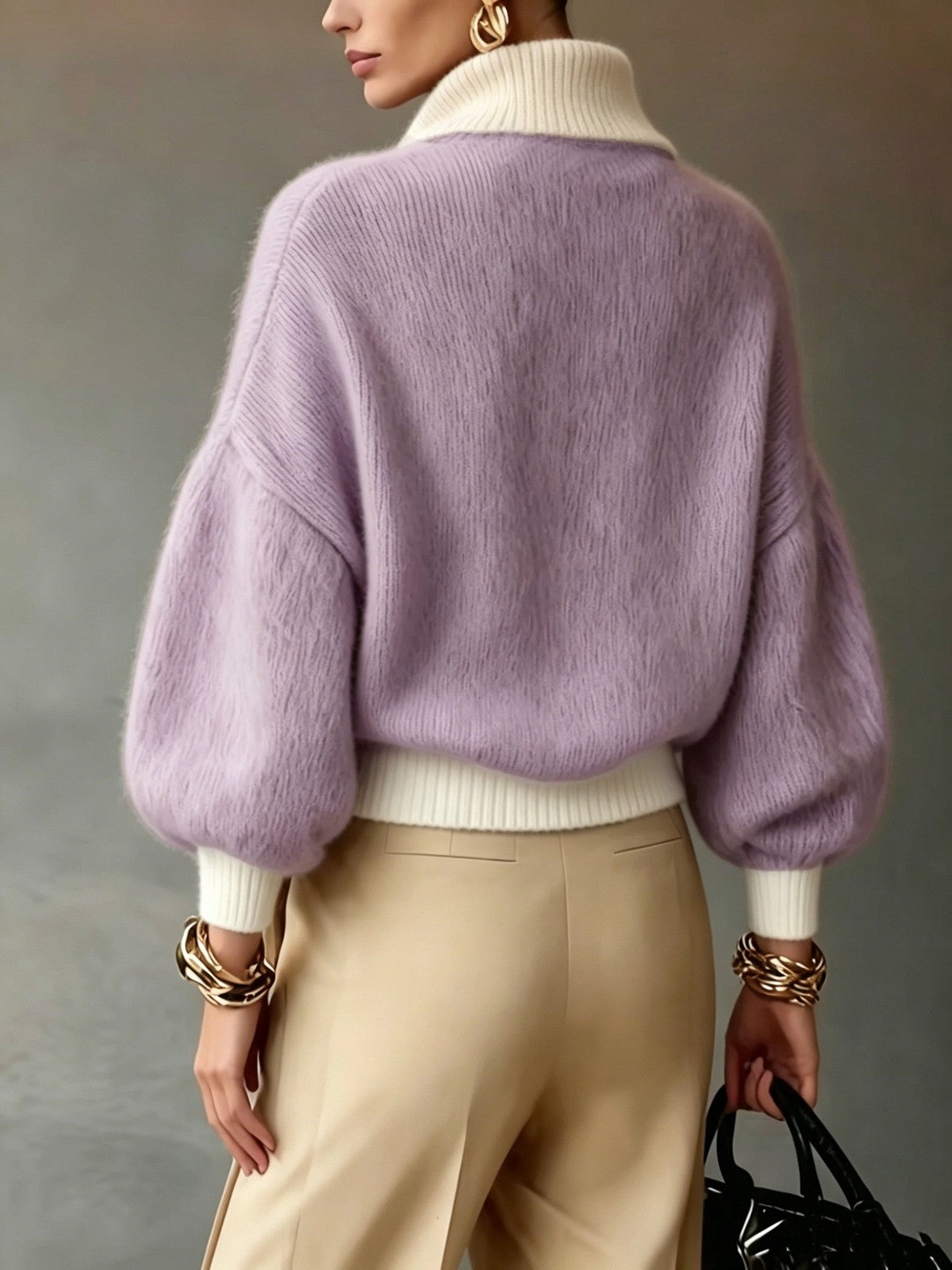 Cecily | Women's Relaxed Half-Zip Sweater