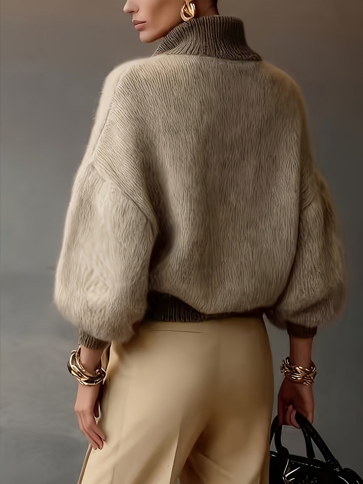 Cecily | Women's Relaxed Half-Zip Sweater