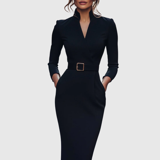Clarissa | Refined Midi Dress