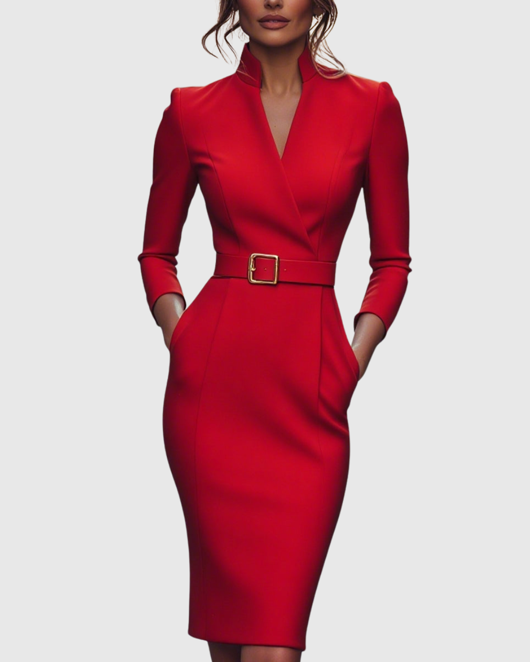 Clarissa | Refined Midi Dress