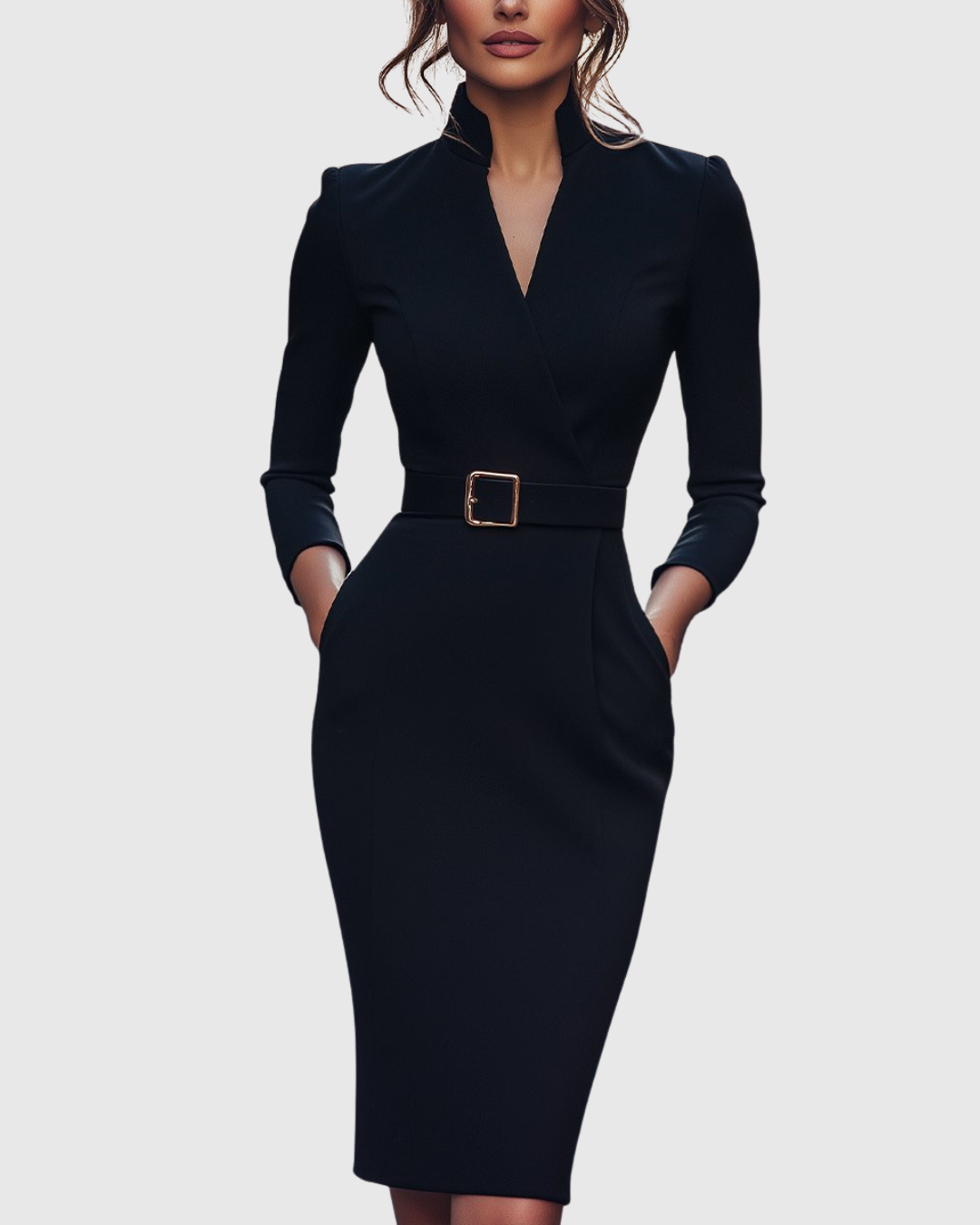 Clarissa | Refined Midi Dress