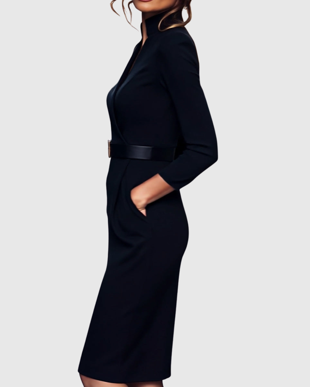 Clarissa | Refined Midi Dress