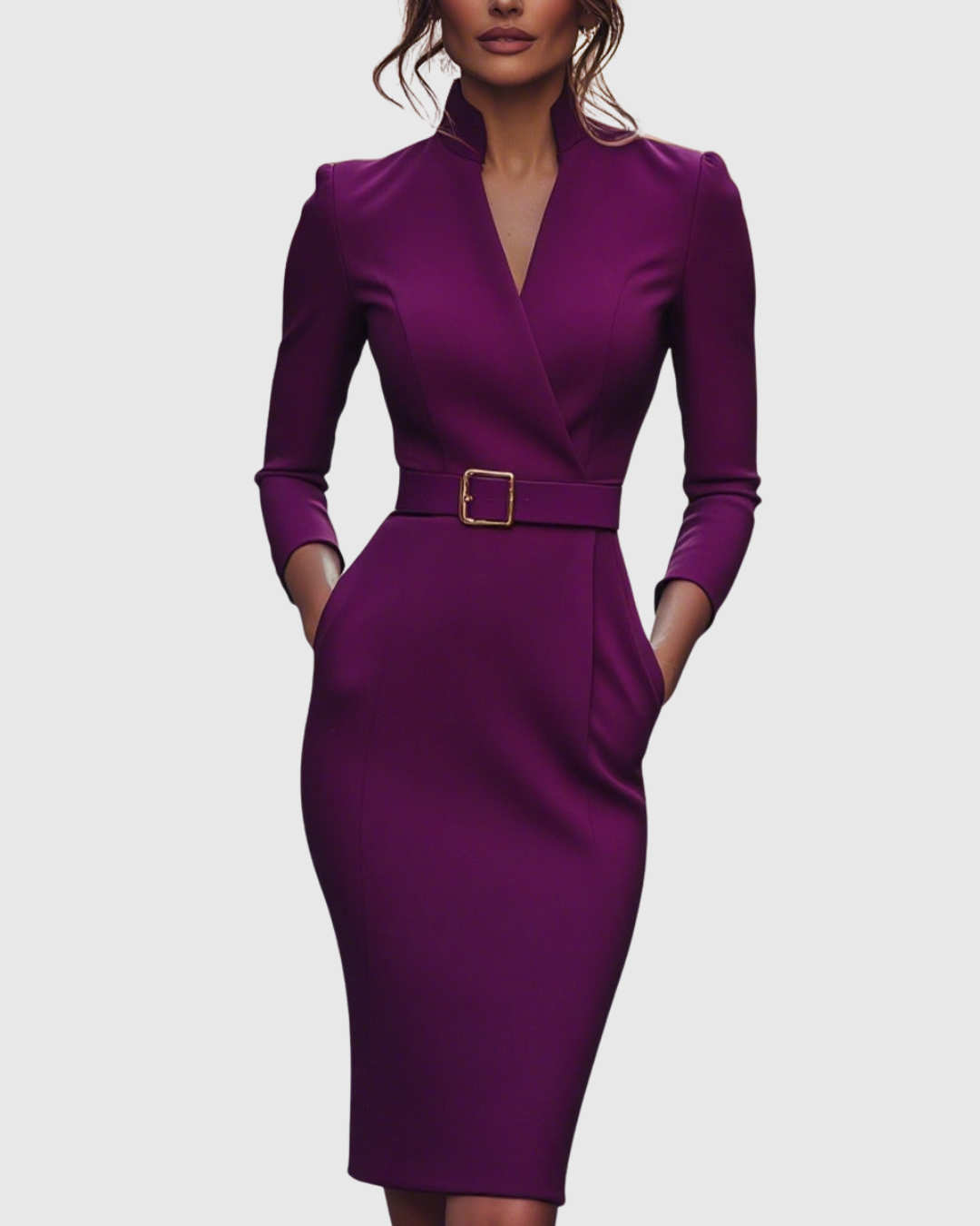 Clarissa | Refined Midi Dress