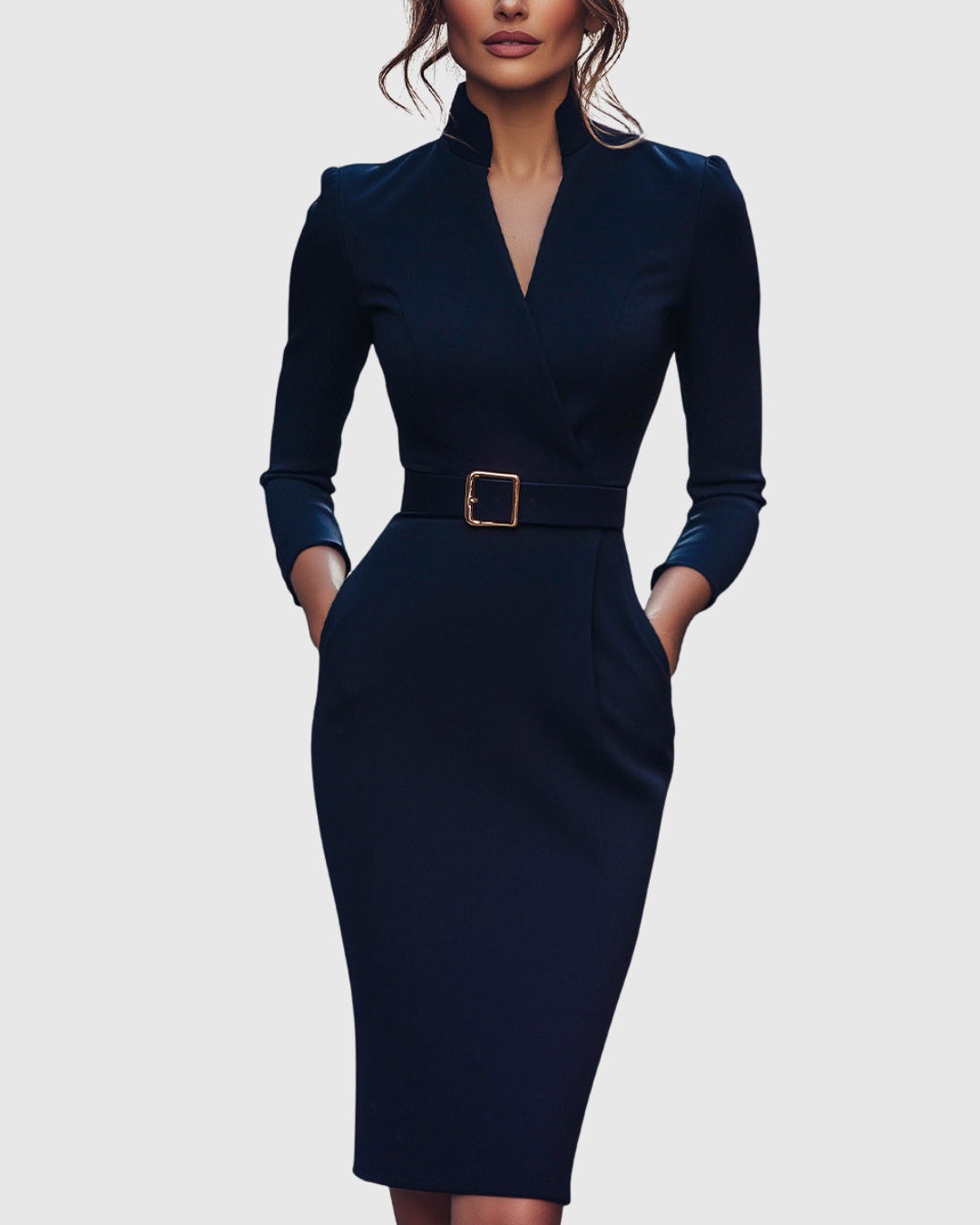 Clarissa | Refined Midi Dress
