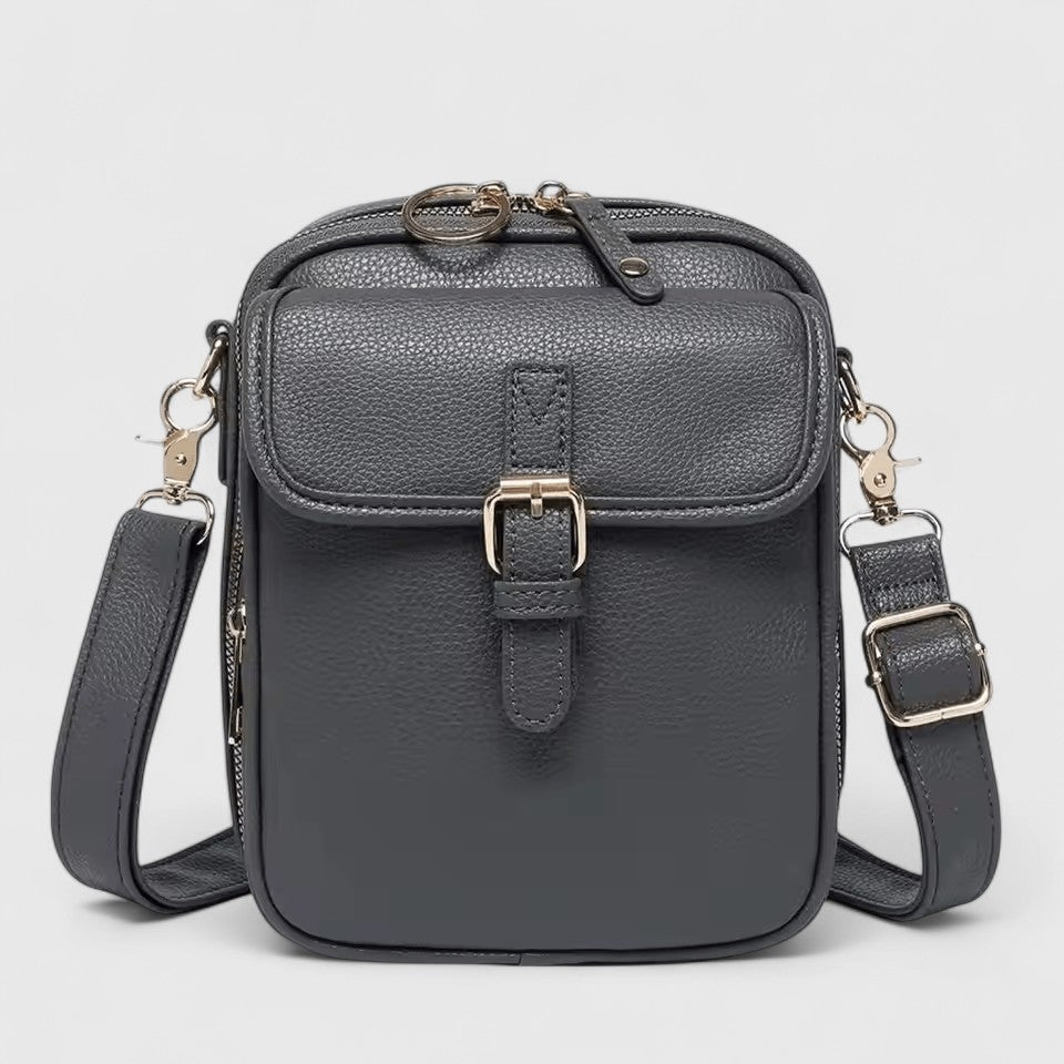 Cosette | Crossbody Bag with Adjustable Strap and Buckle Detail