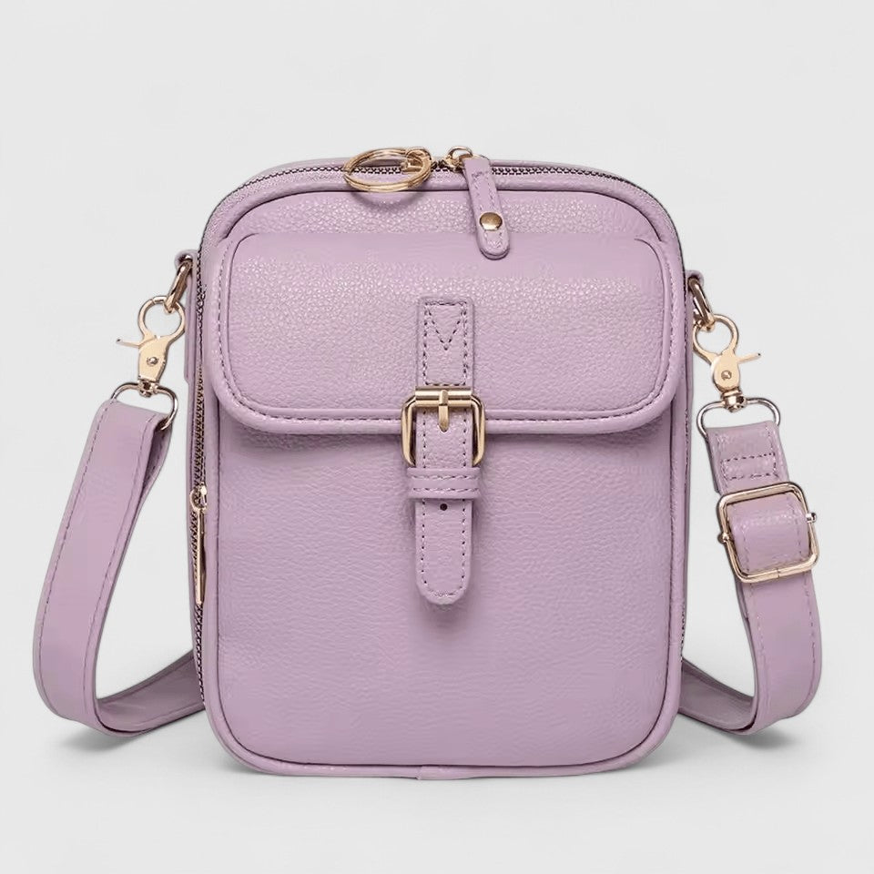 Cosette | Crossbody Bag with Adjustable Strap and Buckle Detail