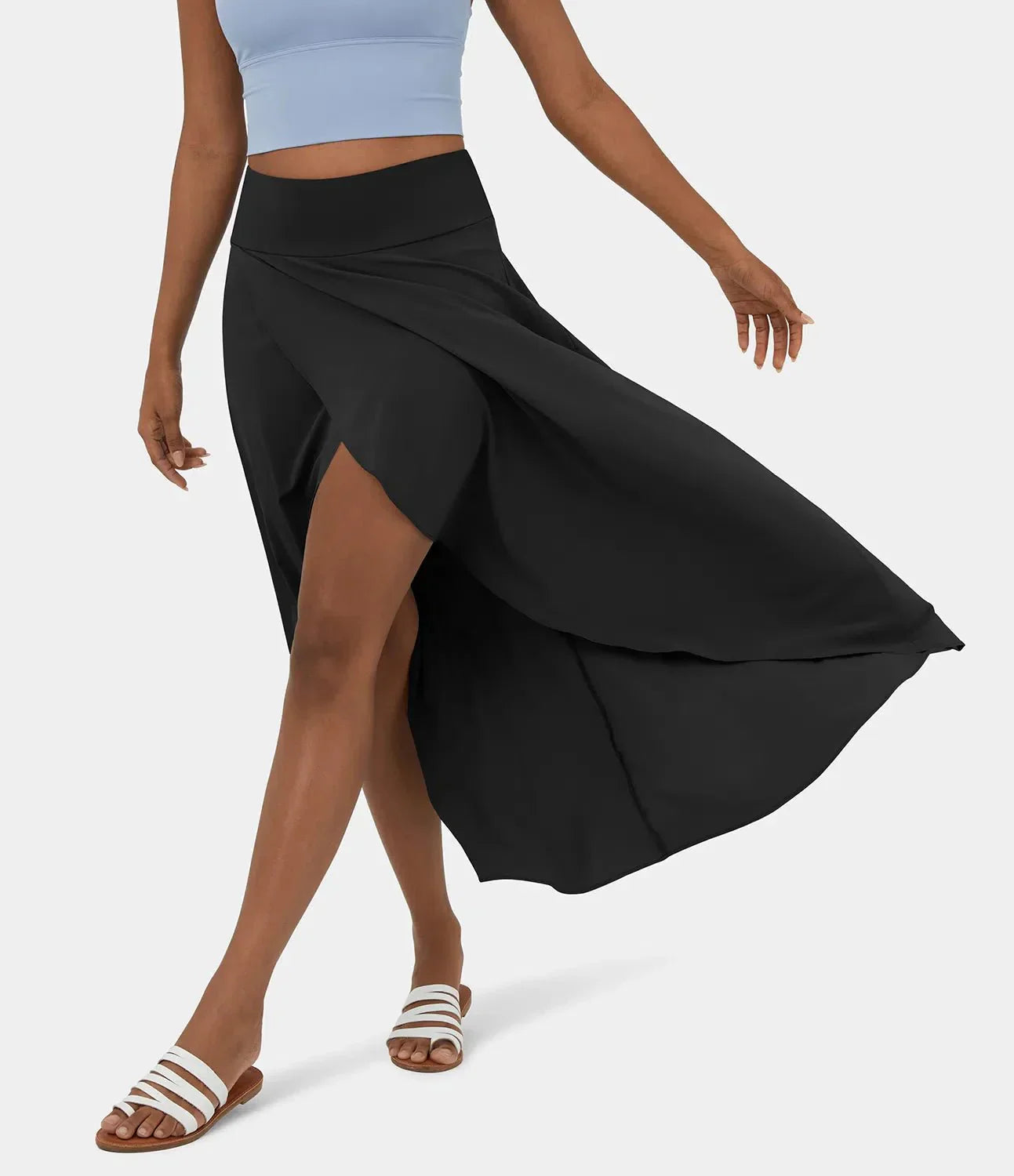 Anthea | Maxi Skirt with Side Slit and High Waist