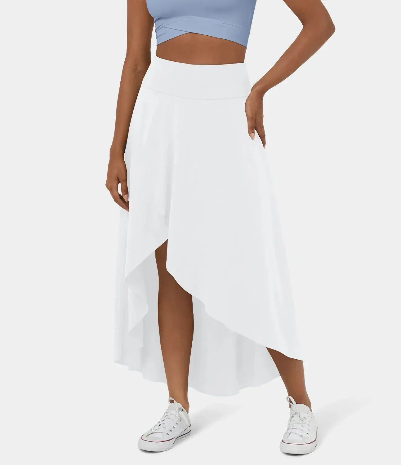 Anthea | Maxi Skirt with Side Slit and High Waist