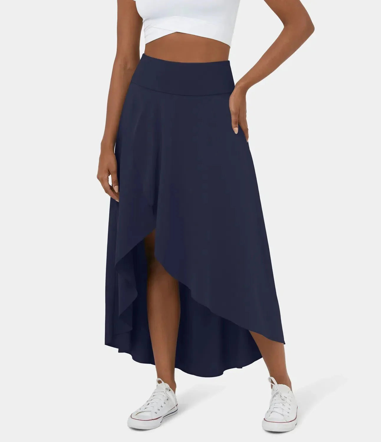 Anthea | Maxi Skirt with Side Slit and High Waist