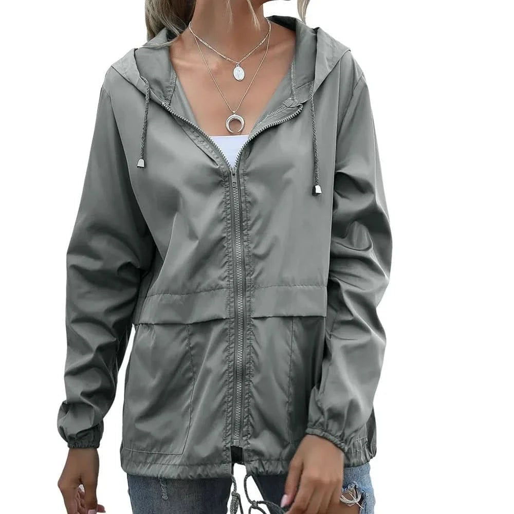 Colette | Waterproof Windbreaker Jacket with Adjustable Hood photo