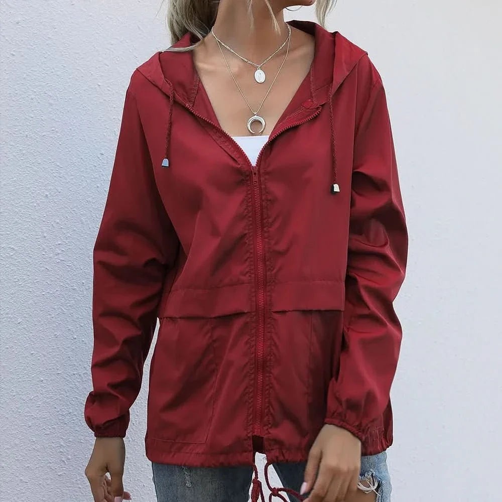 Colette | Waterproof Windbreaker Jacket with Adjustable Hood photo