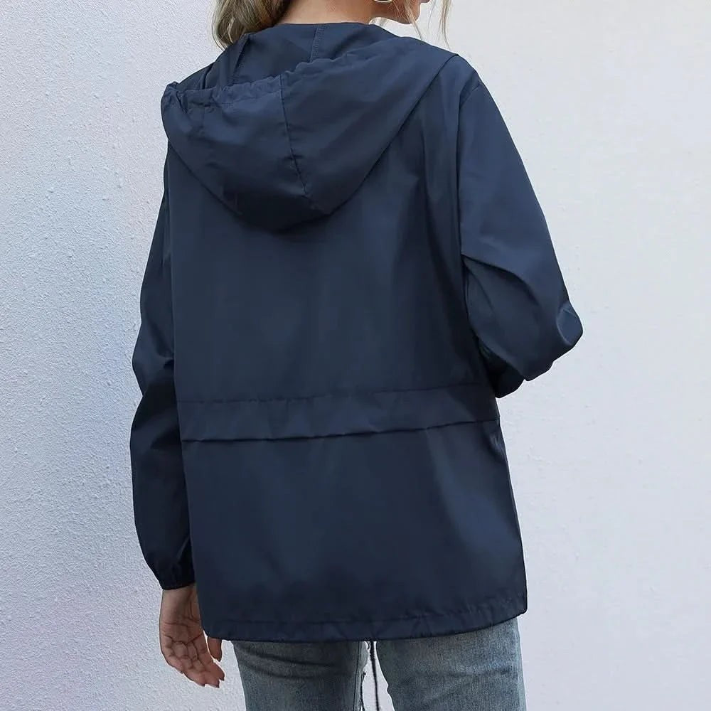 Colette | Waterproof Windbreaker Jacket with Adjustable Hood photo