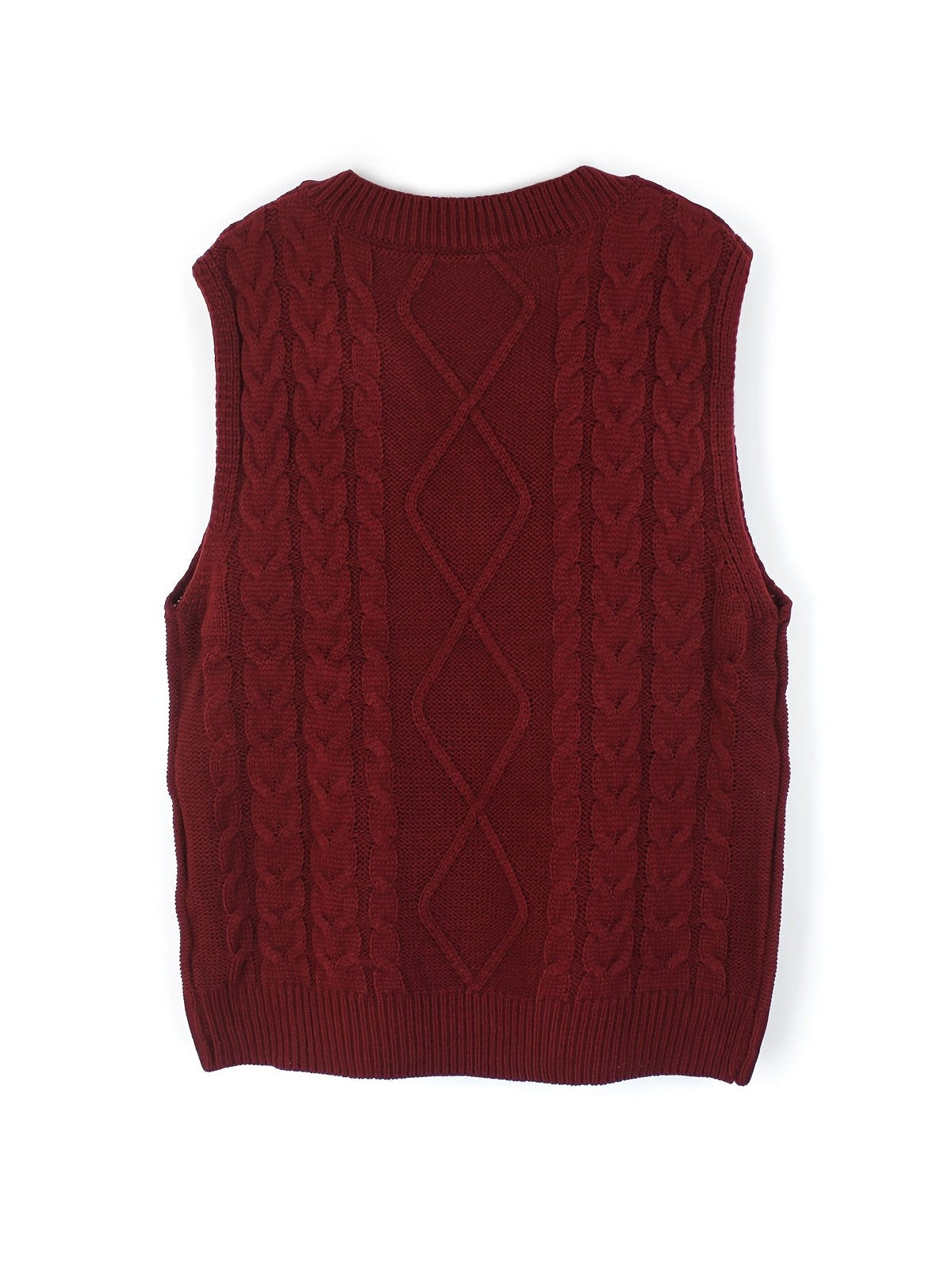 Cora | Women's Cozy Cable-Knit V-Neck Sweater Vest