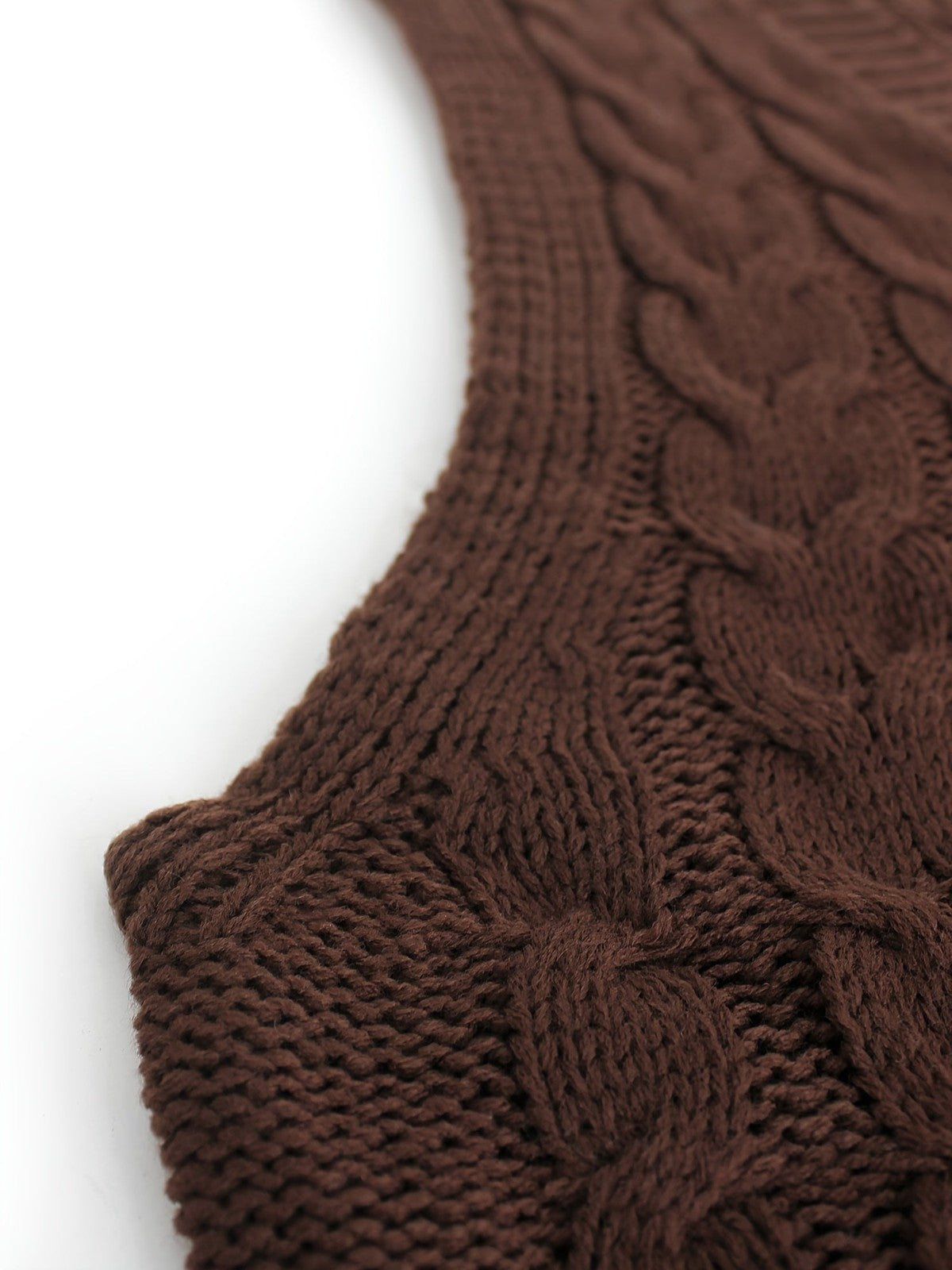 Cora | Women's Cozy Cable-Knit V-Neck Sweater Vest