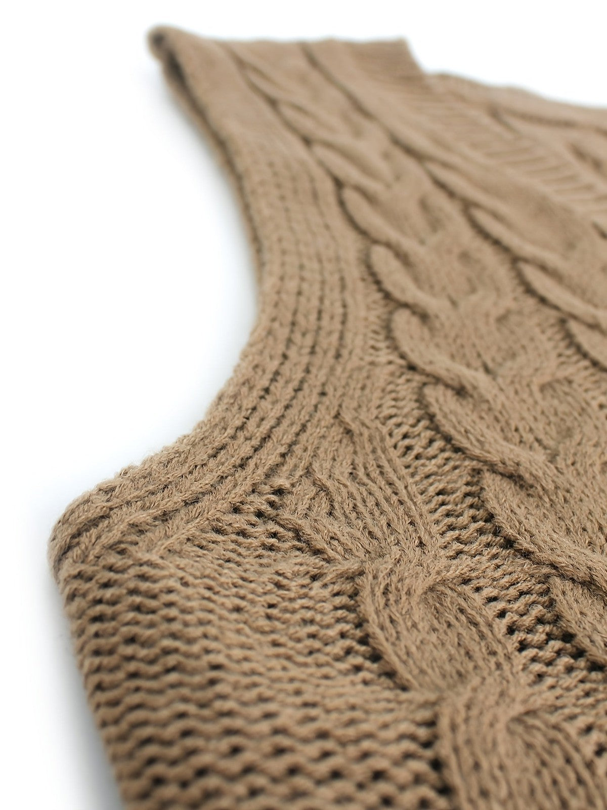 Cora | Women's Cozy Cable-Knit V-Neck Sweater Vest