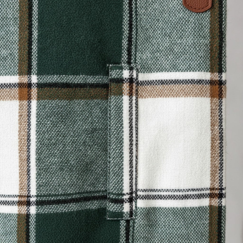 Cosima | Women's Comfort Hoodie Plaid Jacket with Adjustable Hood photo