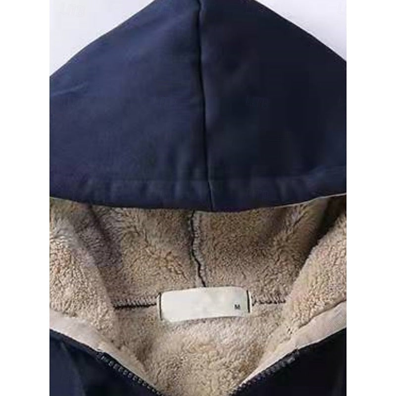 Rhoswen | Women's Cozy Hooded Zip Jacket