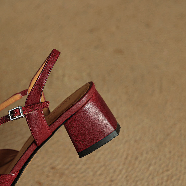 Seraphine | Dress Genuine Heels with Square Toe and Crisscross Straps