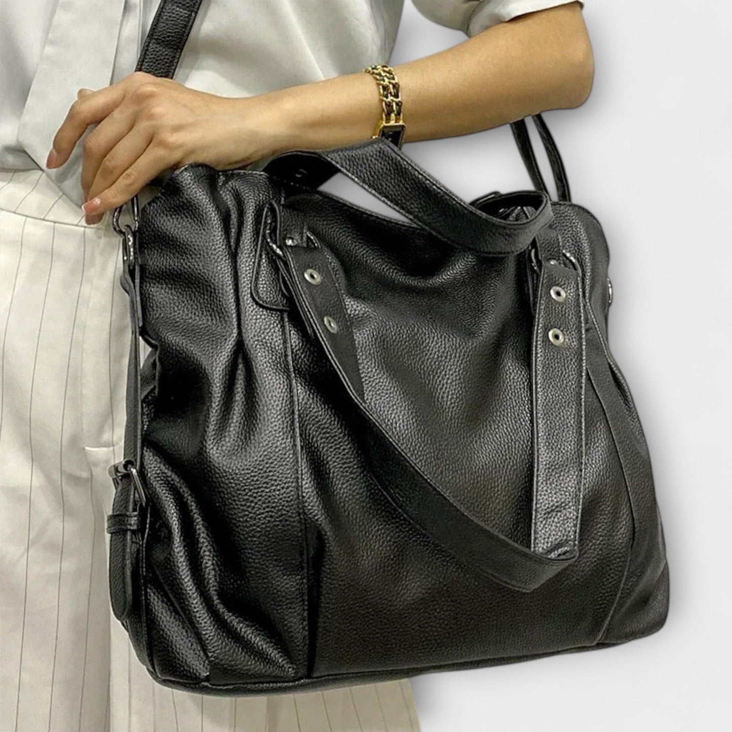 Ingrida | Shoulder Bag with Stud Detail and Crossbody Strap