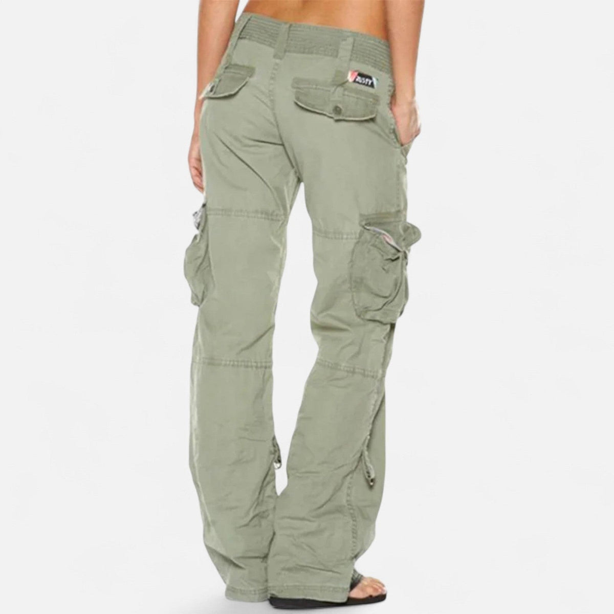 Everly | Sharp Straight Leg Cargo Pants for Women photo