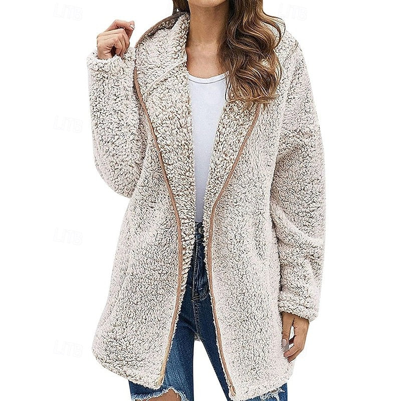 Faye | Women's Cozy Hooded Jacket for Winter