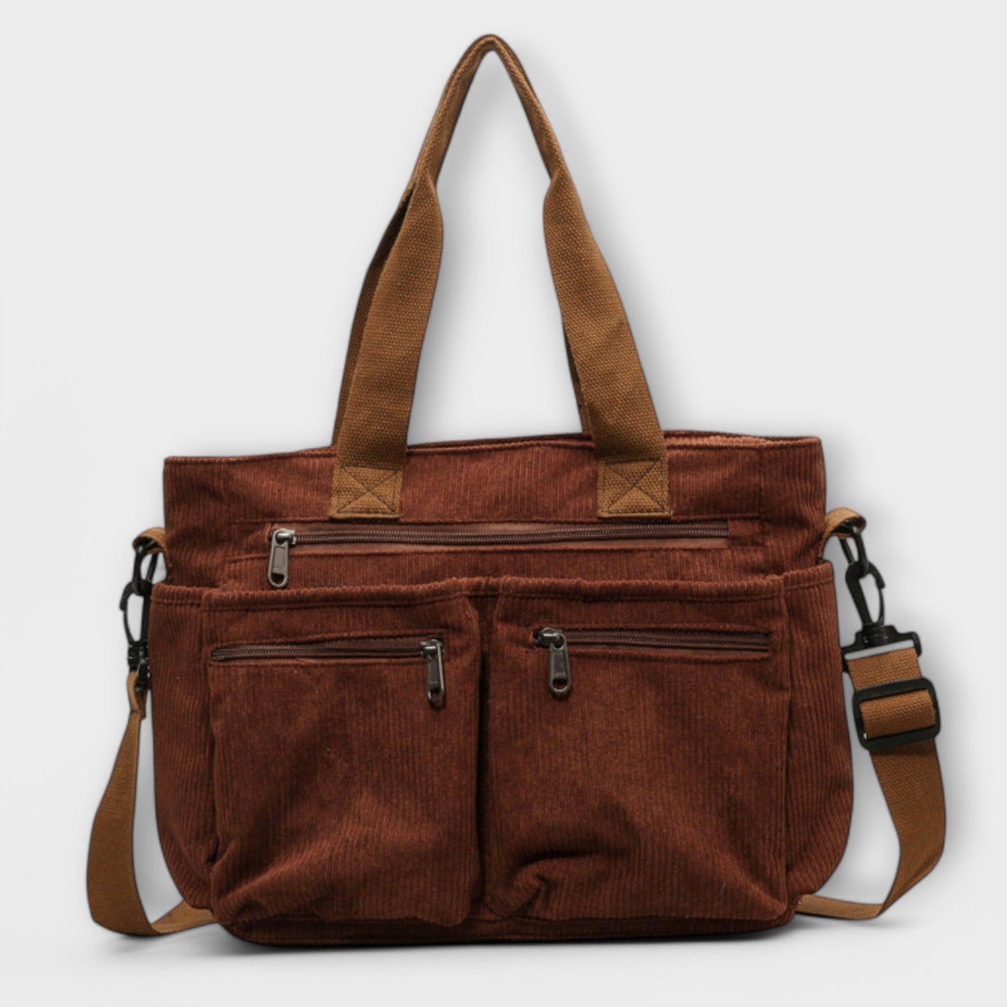 Anouk | Tote Bag with Multiple Pockets and Zipper Closure