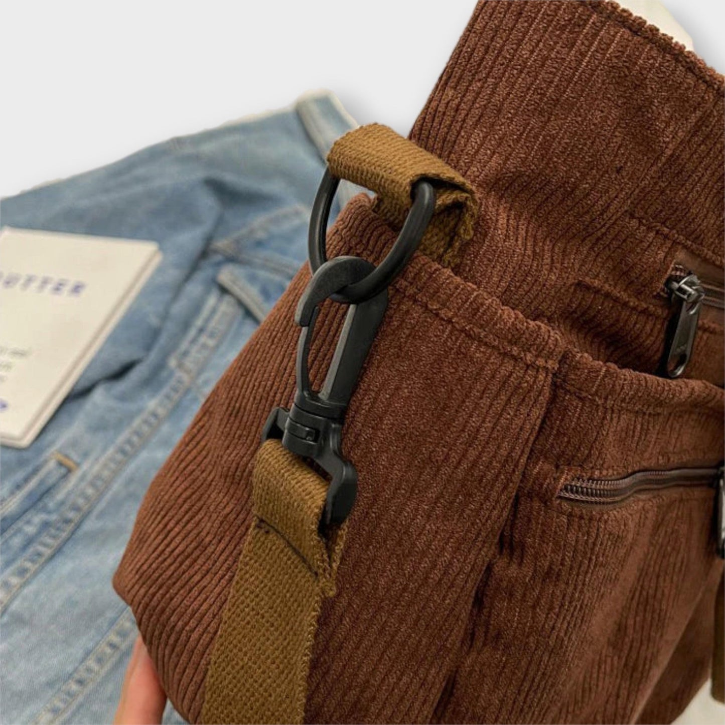 Anouk | Tote Bag with Multiple Pockets and Zipper Closure