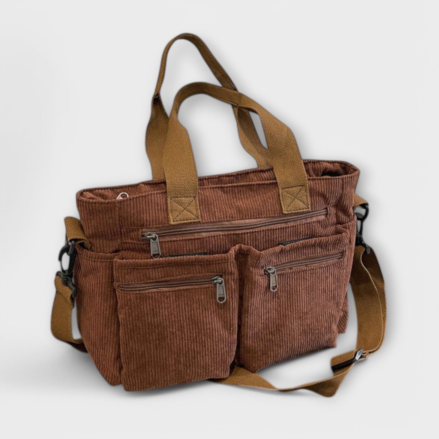 Anouk | Tote Bag with Multiple Pockets and Zipper Closure