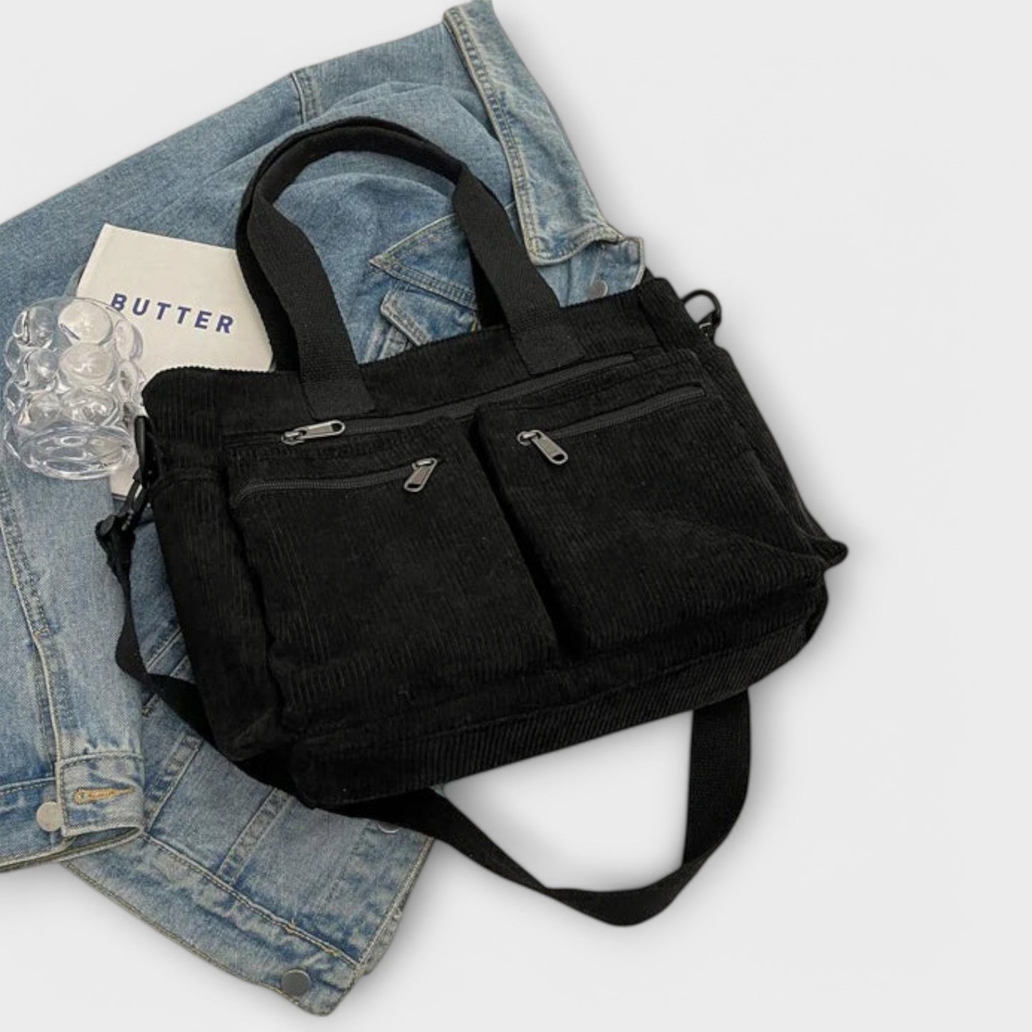 Anouk | Tote Bag with Multiple Pockets and Zipper Closure
