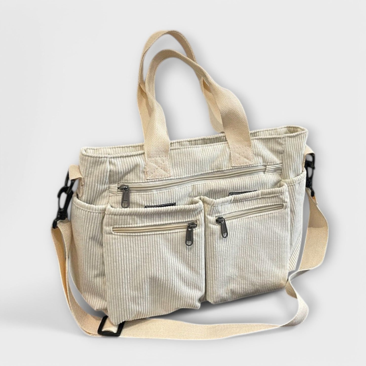 Anouk | Tote Bag with Multiple Pockets and Zipper Closure