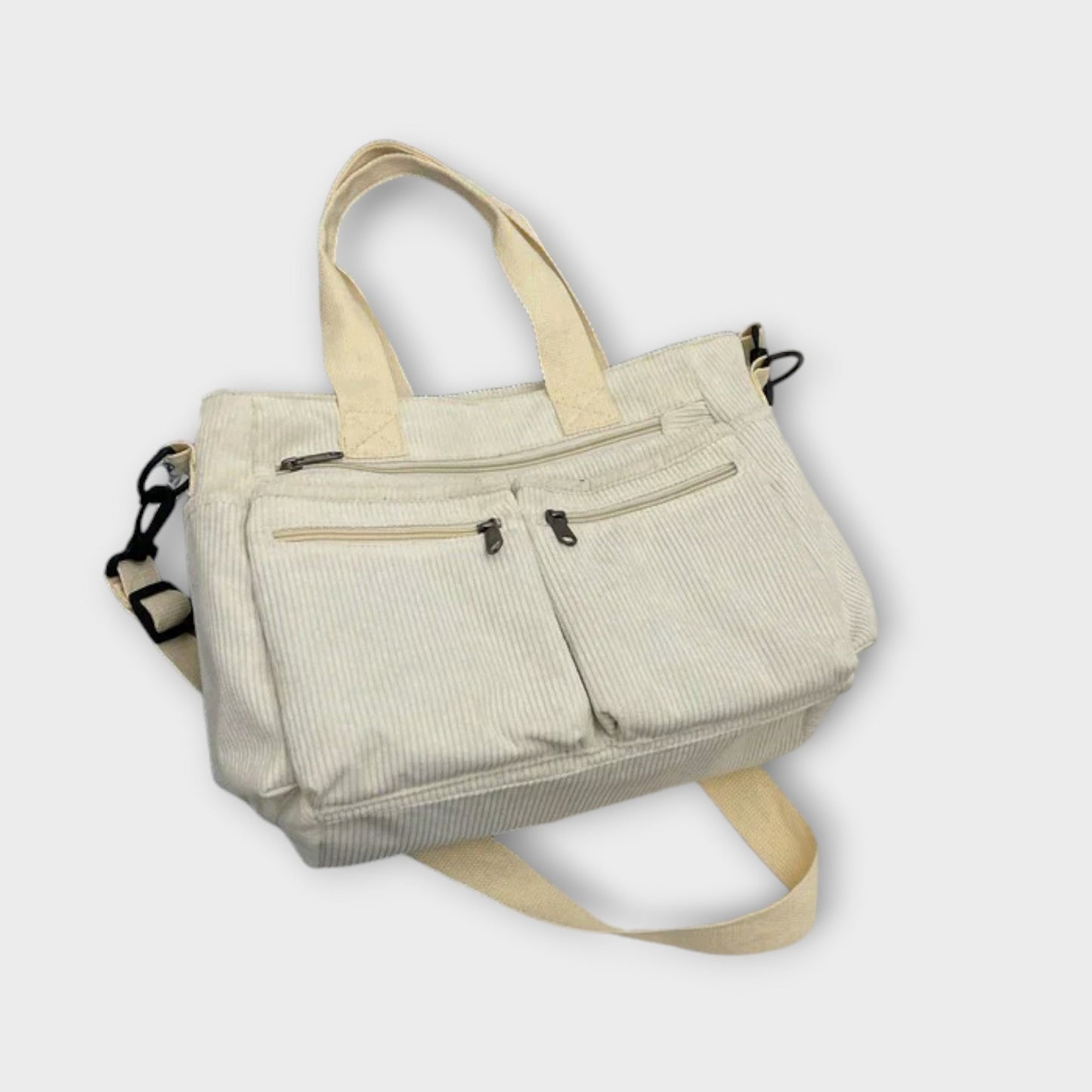 Anouk | Tote Bag with Multiple Pockets and Zipper Closure